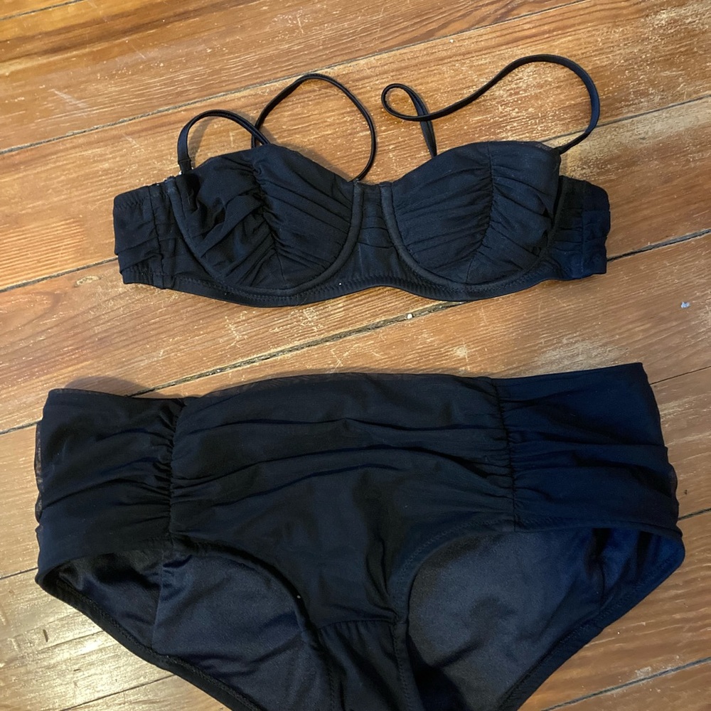 Jcrew black bikini